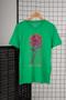 Imagem de Camiseta Rose Flower - Verde Bandeira