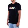 Imagem de Camiseta RVCA Big Gradiant Plus Size Masculina Preto