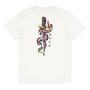 Imagem de Camiseta RVCA Saber Snake Off White