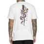 Imagem de Camiseta RVCA Saber Snake Off White