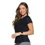 Imagem de Camiseta selene feminina mm sport fitness 20863 - preto