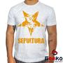 Imagem de Camiseta Sepultura 100% Algodão Rock Nacional Geeko