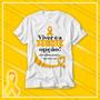 Imagem de Camiseta Setembro Amarelo Campanha Viver é a Melhor Opção