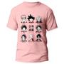 Imagem de Camiseta Shonen Jump Anime One Piece Naruto DBZ 2 Rosa