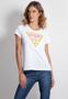 Imagem de Camiseta Silk Logo Triangulo  Guess Branco