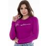 Imagem de Camiseta Solar Feminina UV Proteção Térmica Roxo - Ox Horns