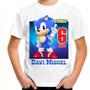 Imagem de Camiseta Sonic Personalizada nome e idade