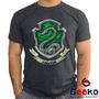 Imagem de Camiseta Sonserina 100% Algodão Harry Potter Hogwarts Slytherin Geeko Shirts 01