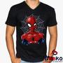 Imagem de Camiseta Spiderman Homem-Aranha 100% Algodão Homem Aranha Spider Man  Geeko