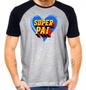 Imagem de Camiseta super pai coração love pai papai presente