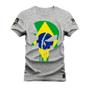 Imagem de Camiseta T-Shirt Algodão Premium 30.1 Caveira Nacional