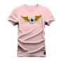 Imagem de Camiseta T-Shirt Algodão Premium Estampada Olho Anjo