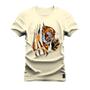 Imagem de Camiseta T-Shirt Algodão Premium Estampada Tigre Garras