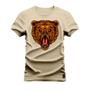 Imagem de Camiseta T-Shirt Algodão Premium Estampada Urso Caçador