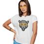 Imagem de Camiseta T-Shirt Feminina Algodão Estampa Leopard