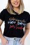 Imagem de Camiseta T-shirt feminina com frases evangélicas cristã