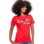 Imagem de Camiseta T-Shirt Feminina Ecko Caxi Vermelha J813A Vermelho