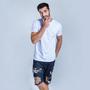 Imagem de Camiseta T-shirt Masculina com tecido premium Branca