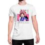 Imagem de Camiseta T-Shirt Menina Gótica Pirulito Capacete Rosa