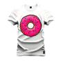 Imagem de Camiseta T-Shirt Unissex Eestampada Algodão Rosquinha