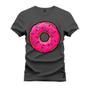 Imagem de Camiseta T-Shirt Unissex Eestampada Algodão Rosquinha