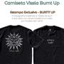 Imagem de Camiseta T-shirt Vissla Burnt Up Preto Ice Tee Algoão Macio