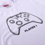 Imagem de Camiseta Tal Pai Tal Filho Controle Gamer Player 1 e 2 Dia dos Pais