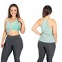 Imagem de Camiseta Tela Com Leve Transparencia + Top Embutido Elastico