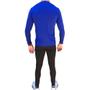 Imagem de Camiseta Térmica Azul Segunda Pele + Calça Preta Térmica Segunda Pele