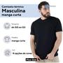 Imagem de Camiseta Térmica Masculina Manga Curta de Treino Plus Size