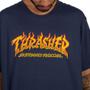 Imagem de Camiseta Thrasher Fire Logo Azul