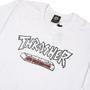 Imagem de Camiseta Thrasher No Parking Block Logo Branco