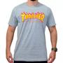 Imagem de Camiseta Thrasher Skate Mag Flame Logo Cinza