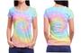 Imagem de Camiseta tie dye Feminina Blusa Roupas Camisa Tai dai giro