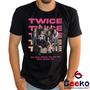 Imagem de Camiseta Twice 100% Algodão K-pop Once Banda Colorida Geeko