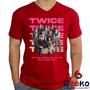 Imagem de Camiseta Twice 100% Algodão K-pop Once Banda Colorida Geeko
