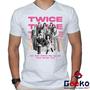 Imagem de Camiseta Twice 100% Algodão K-pop Once Banda Preto e Branco Geeko