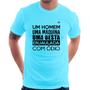 Imagem de Camiseta Um homem, uma máquina, uma besta enjaulada com ódio - Foca na Moda