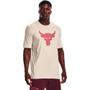 Imagem de Camiseta Under Armour Project Rock Bull Off White Masculino