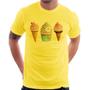 Imagem de Camiseta Unicórnio Sorvete - Foca na Moda