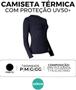 Imagem de Camiseta Unissex Blusa Proteção Solar Feminina Fitness Uv50+