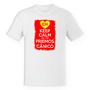 Imagem de Camiseta Unissex Divertida Keep Calm and não priemos cânico