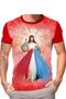 Imagem de Camiseta Unissex Jesus Misericordioso Estampada Malha Fria
