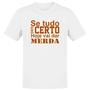 Imagem de Camiseta Unissex Se tudo der certo hoje marrom