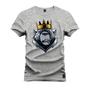 Imagem de Camiseta Unissex T-Shirt 100% Algodão Estampada King OF Gorila