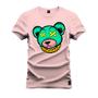 Imagem de Camiseta Unissex T-Shirt 100% Algodão Estampada Urso 2.0 Boladão