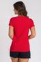 Imagem de Camiseta UV DRY Raglan Manga Curta Feminina Vermelho