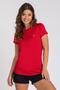 Imagem de Camiseta UV DRY Raglan Manga Curta Feminina Vermelho