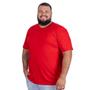 Imagem de Camiseta Vermelha Masculina Casual Plus Size