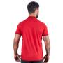 Imagem de Camiseta Vermelha Polo Masculina Adulto 100% Algodão